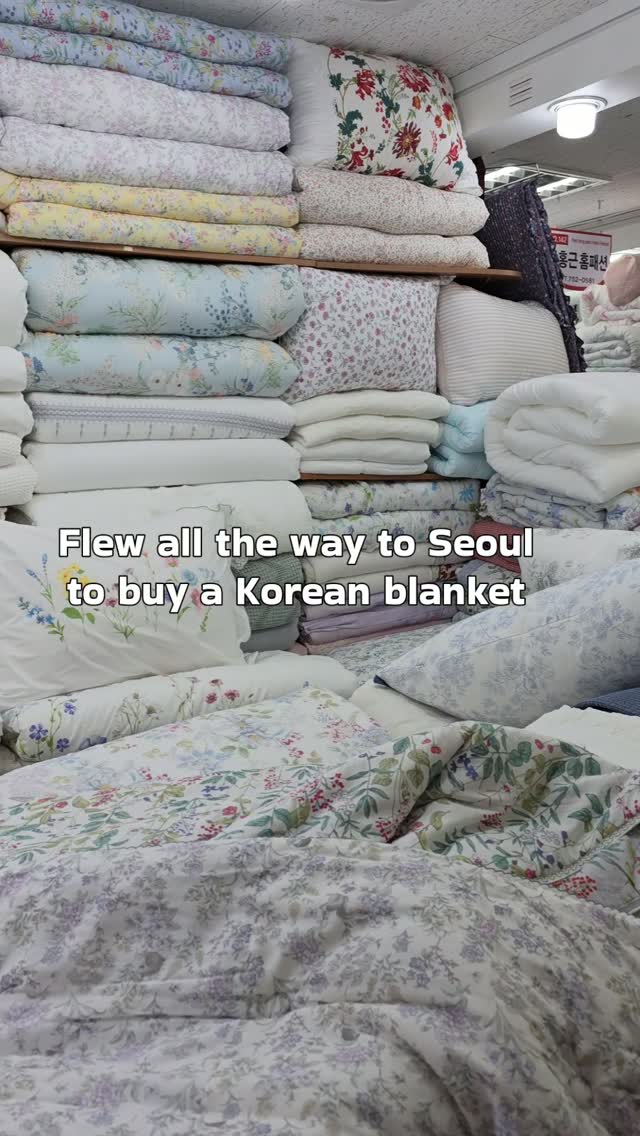 Korean Blanket Shopping Experience In Seoul