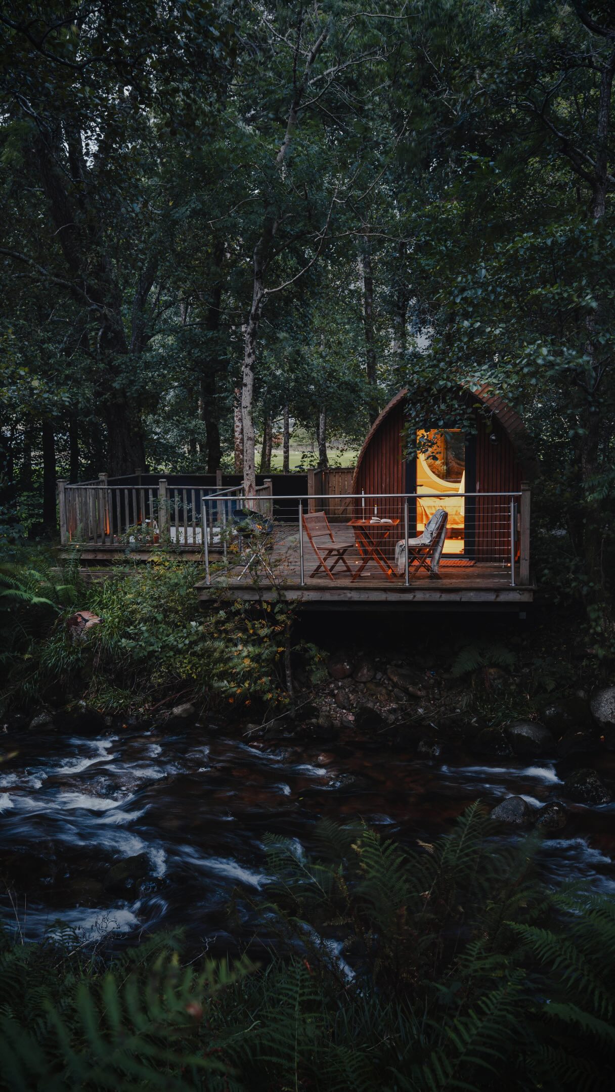Scottish Getaways Feature Hot Tubs And Woodland Cabins