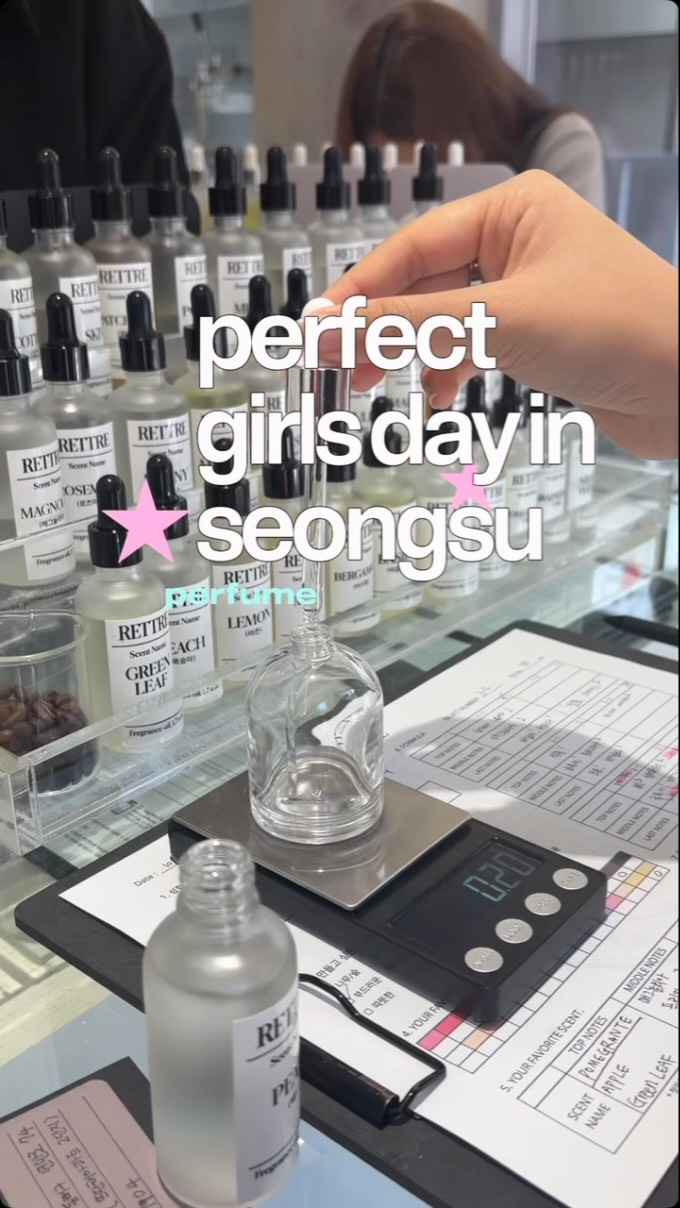 Seongsu Perfume Making and Dining Experience
