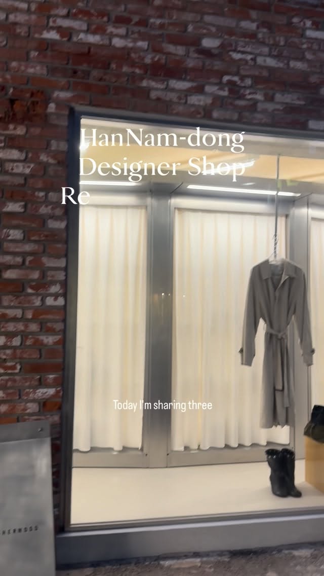 Hannam-dong Fashion Shopping and Exploration Guide