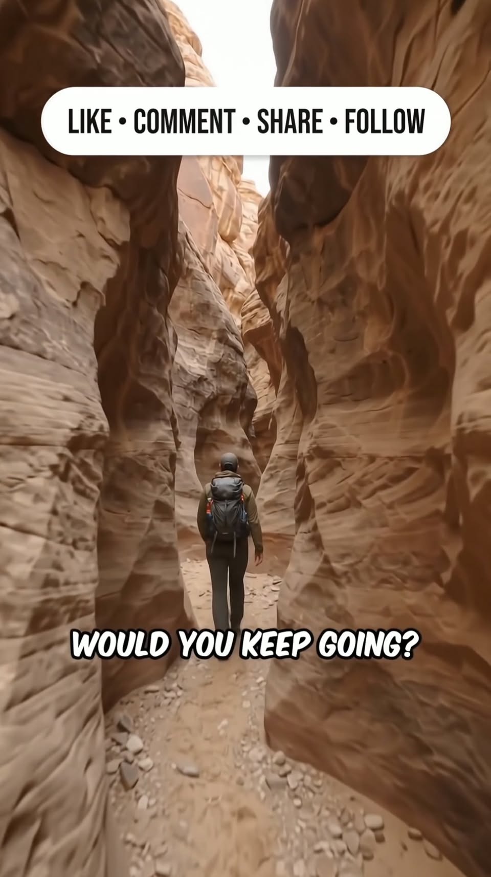 Narrow Slot Canyon Hike In Utah