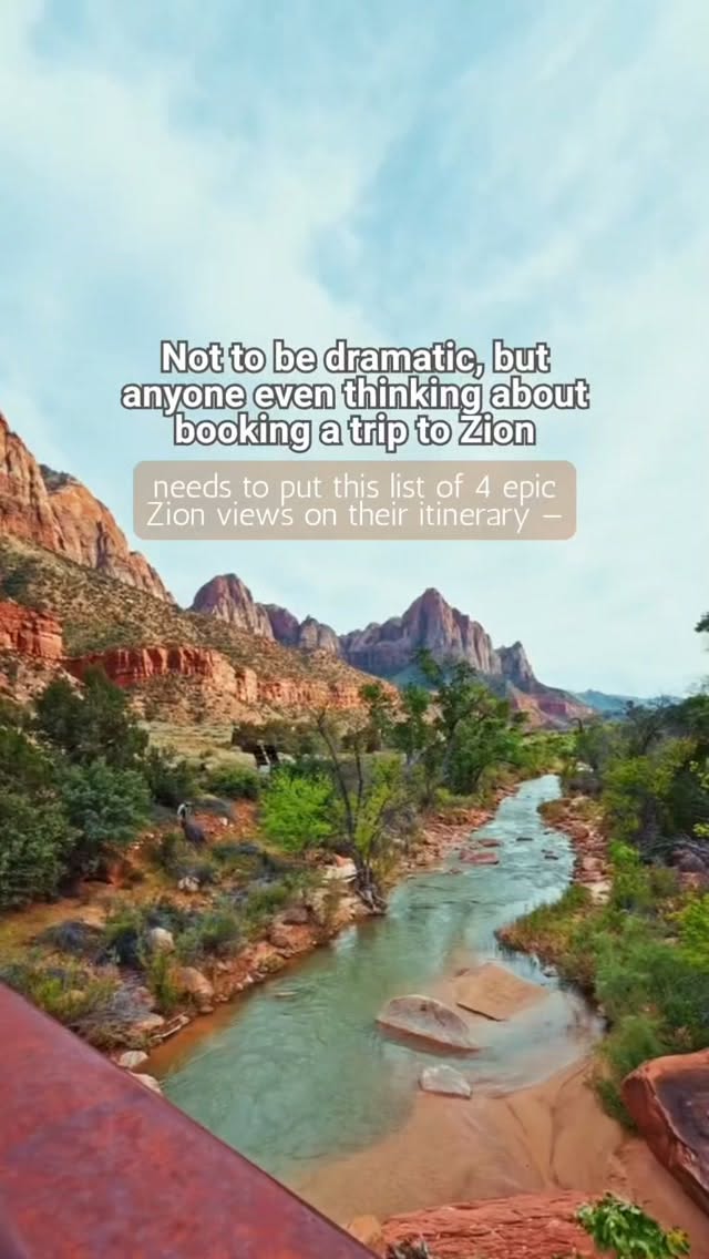 Zion National Park's Best Scenic Views