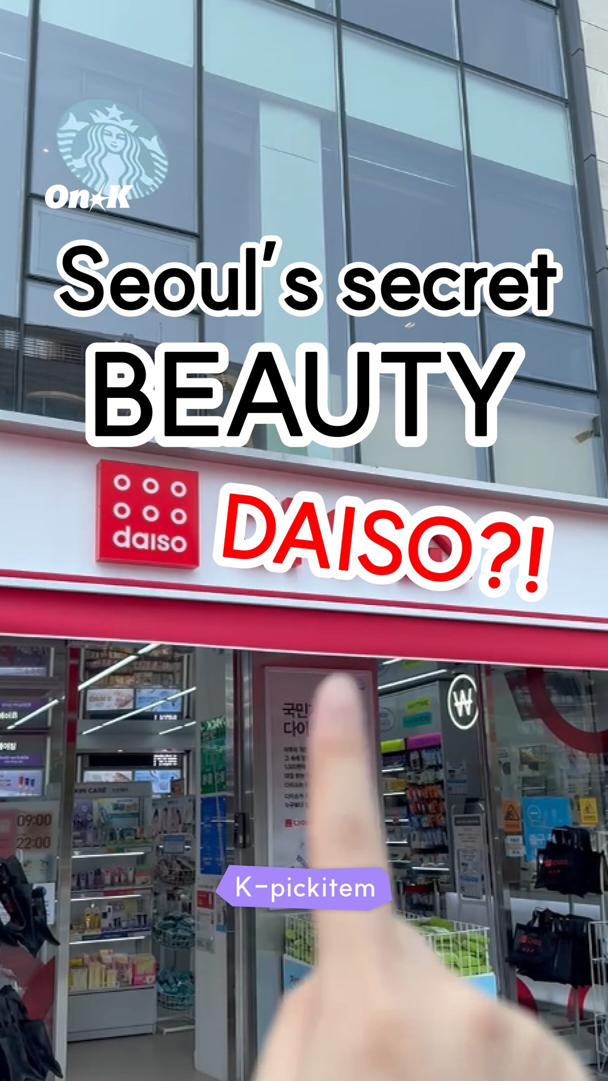 First Daiso Beauty Store in Korea