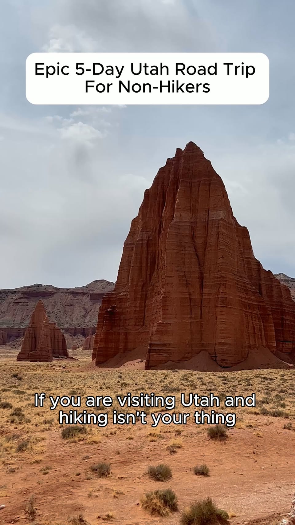Utah's Mighty 5 and Beyond Non-Hiking Road Trip