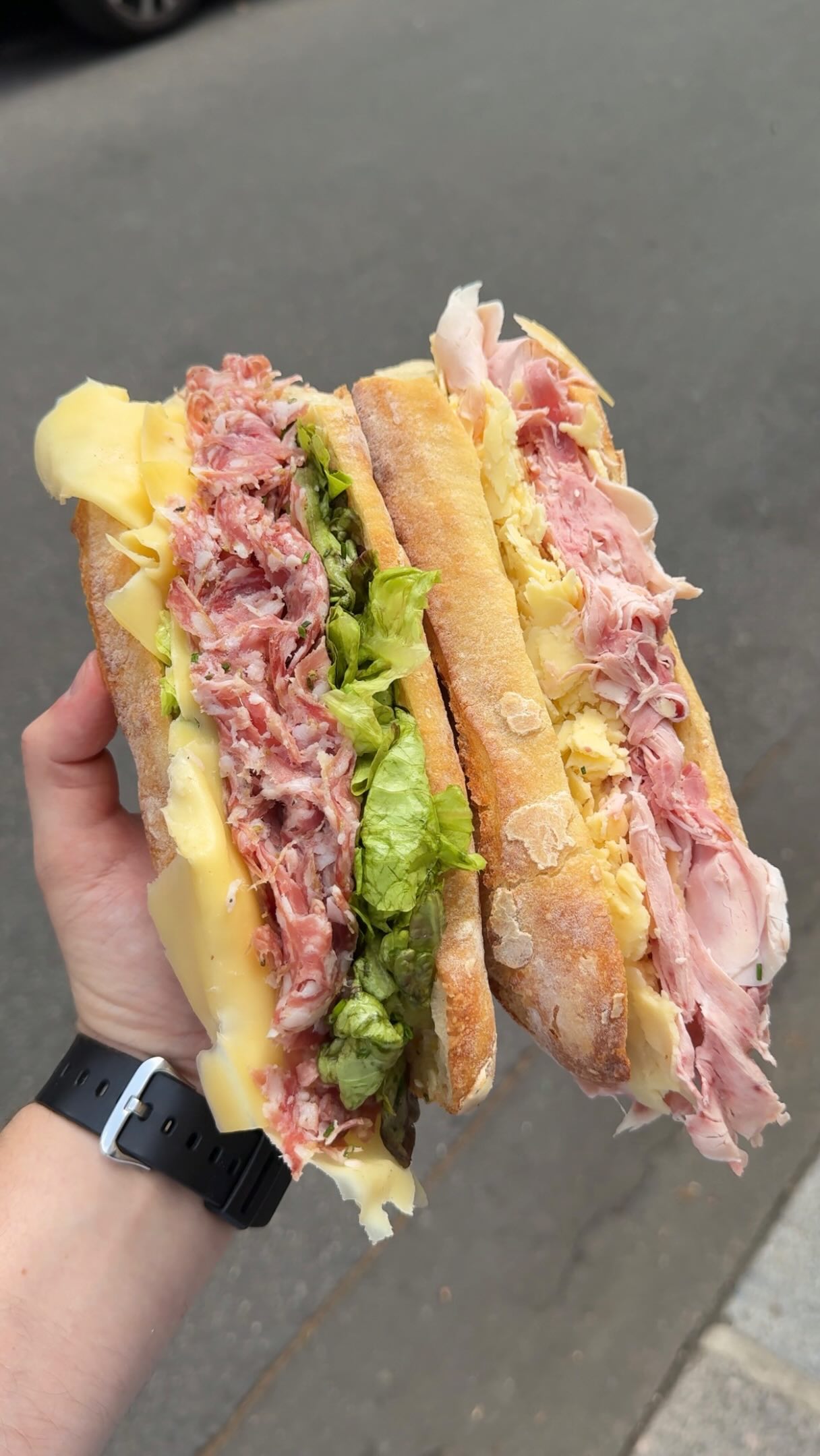 Giant Sandwiches From Paris Eatery
