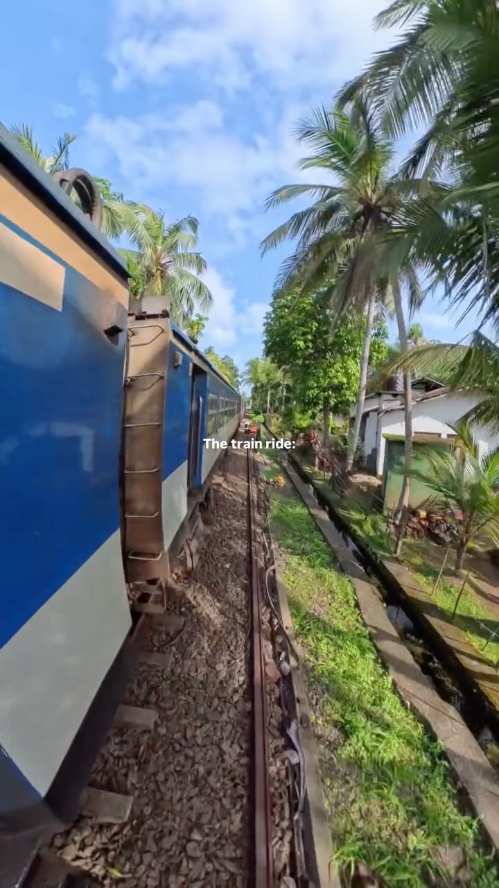 Sri Lanka's Coastal Train Journey: Colombo to Galle