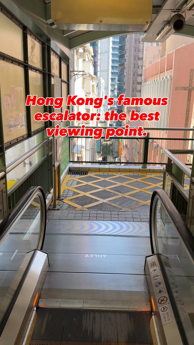 Hong Kong's Iconic Mid-Levels Escalator Views