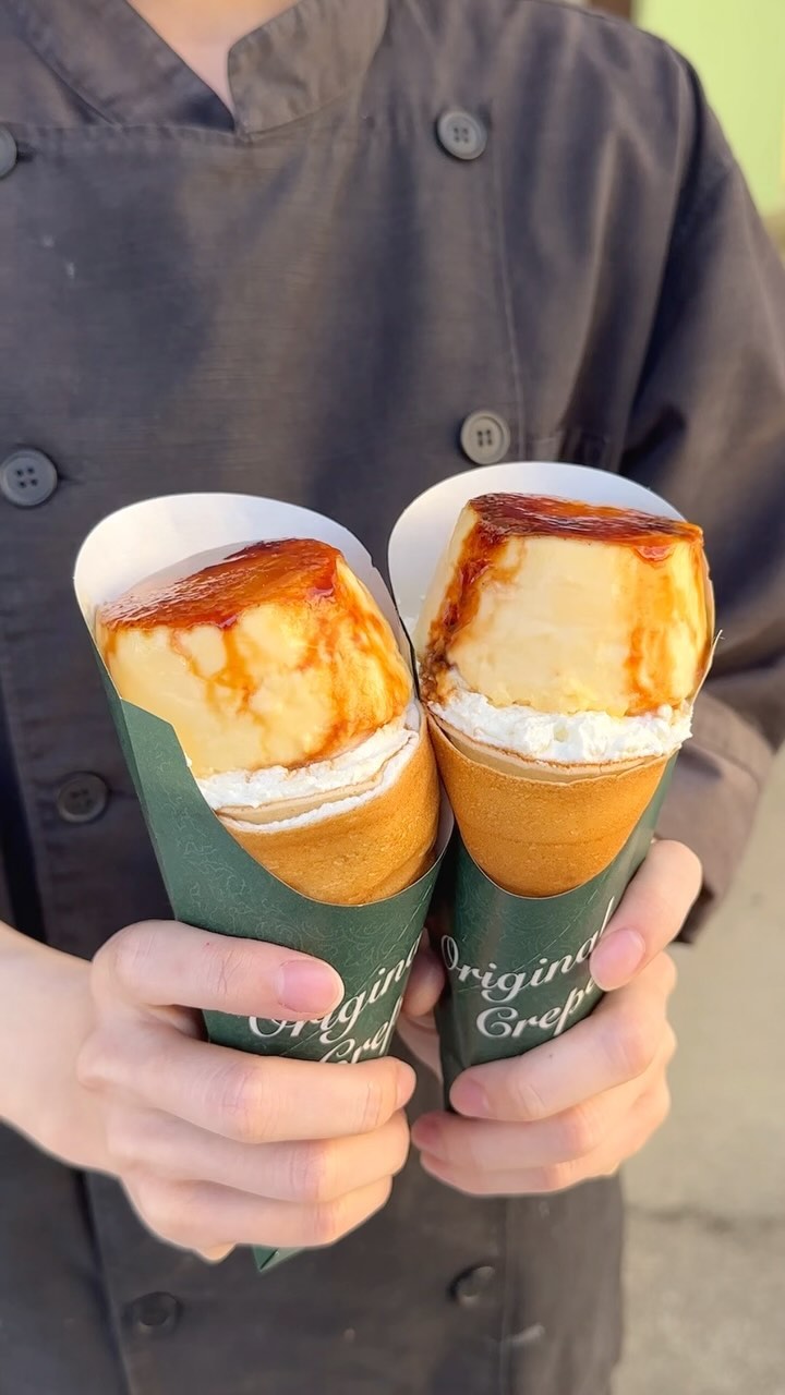 Pudding Crepe Creation at Tree Crop Specialty Shop