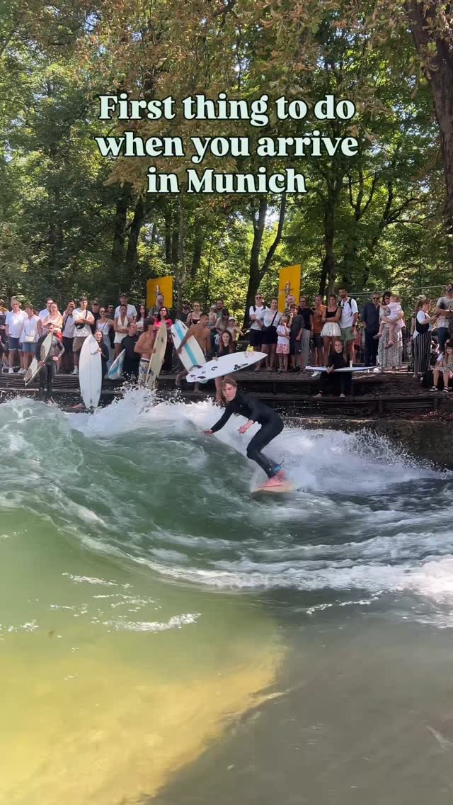 Munich's Famous River Surfing Wave