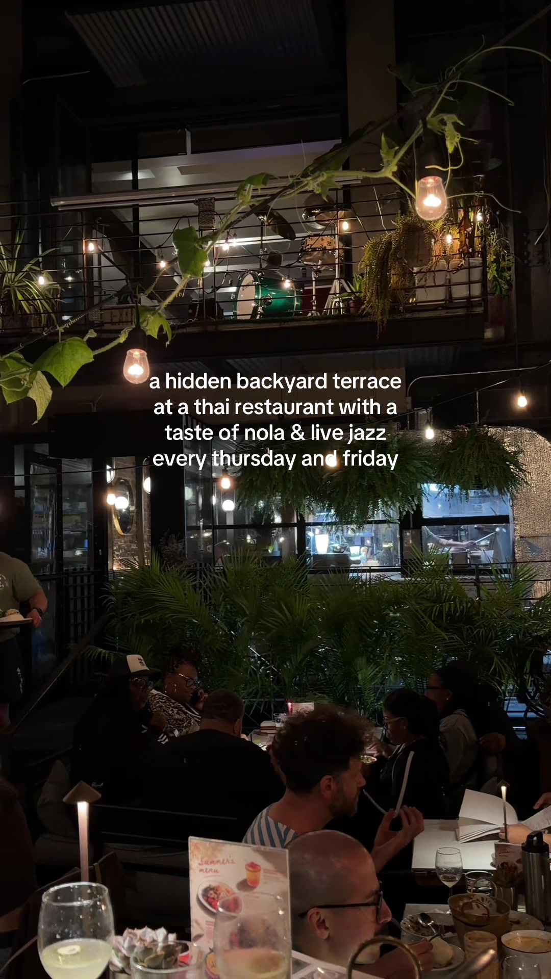 Backyard Thai Restaurant With Live Jazz