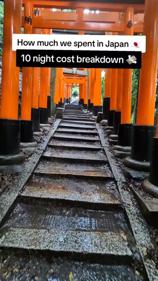 Japan Trip Cost Breakdown and Itinerary