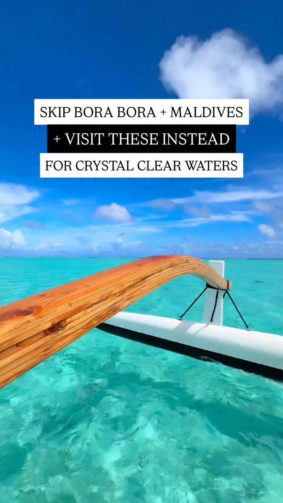 Eight Destinations With Crystal Clear Waters