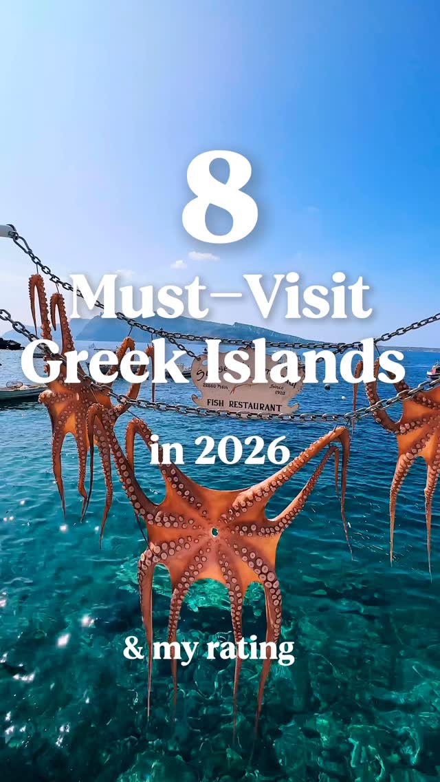 Eight Must-Visit Greek Islands For 2026