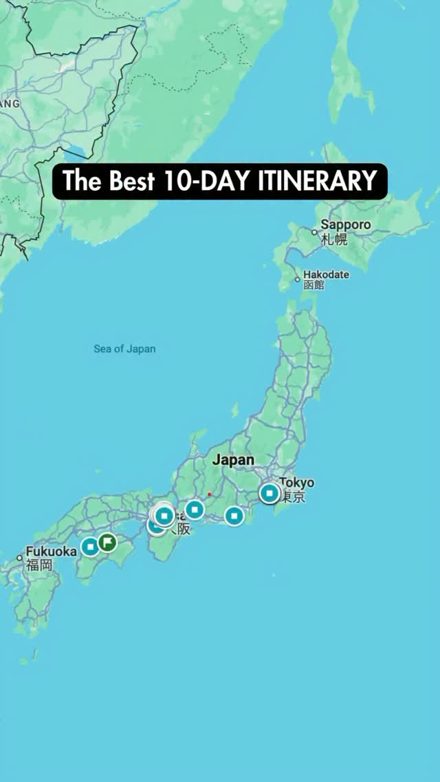Ten-Day Japan Itinerary: Tokyo, Fuji, Kyoto, Nara, Osaka