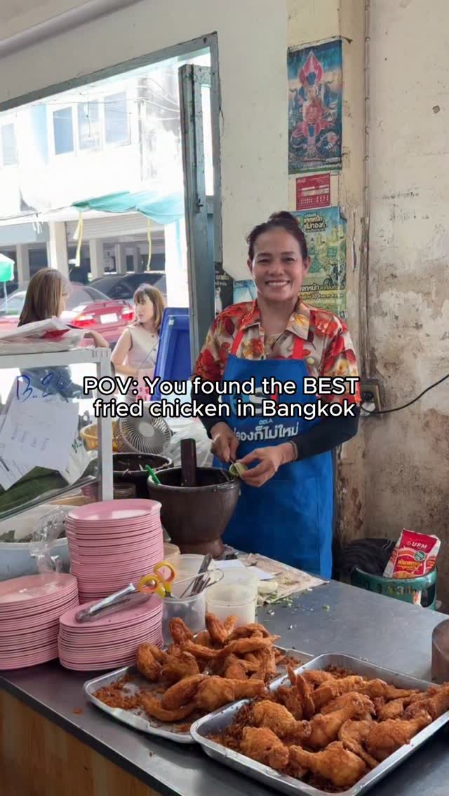 Bangkok Fried Chicken and Papaya Salad Vendor
