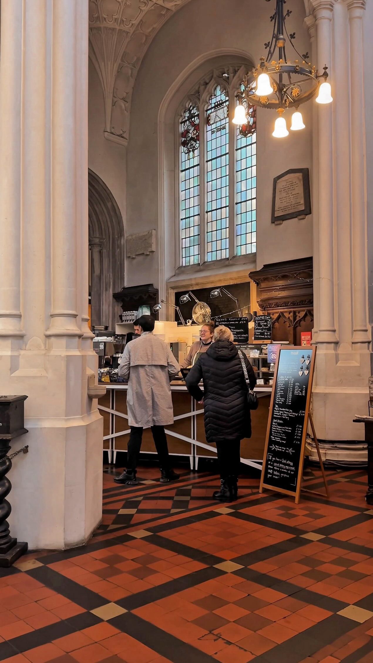 Gothic London Church Hosts Unique Cafe