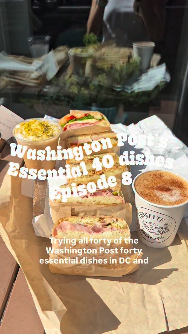 Shaw's Fossette Focacceria & Other DC Eateries
