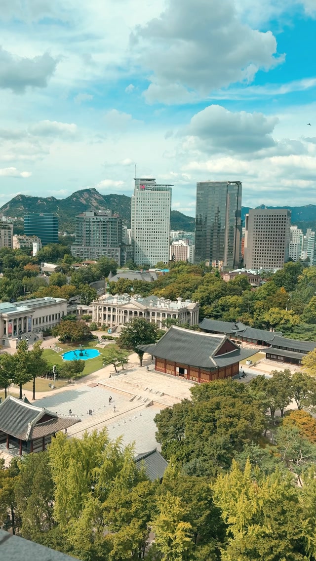 Seoul Palace Views From Free Observatory