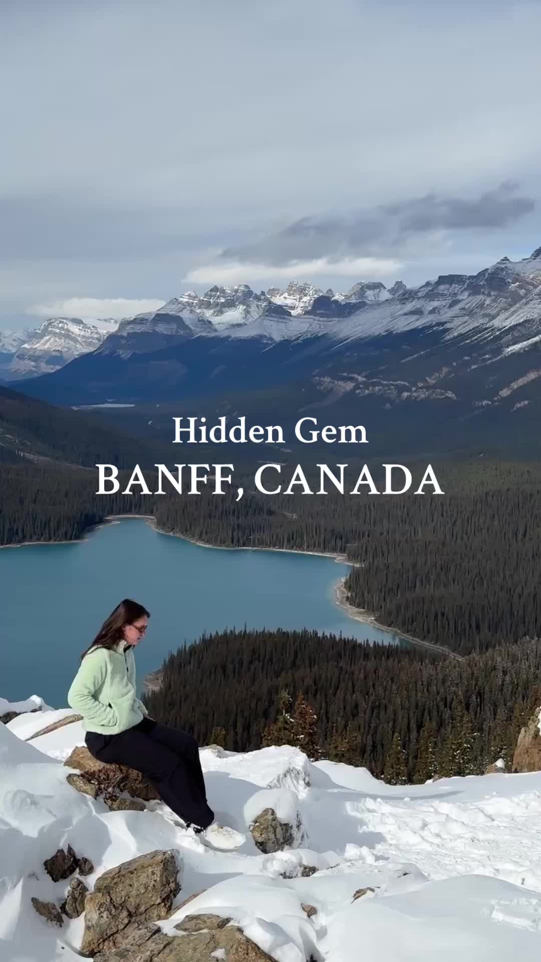 Banff National Park's Secret Peyto Lake Viewpoint