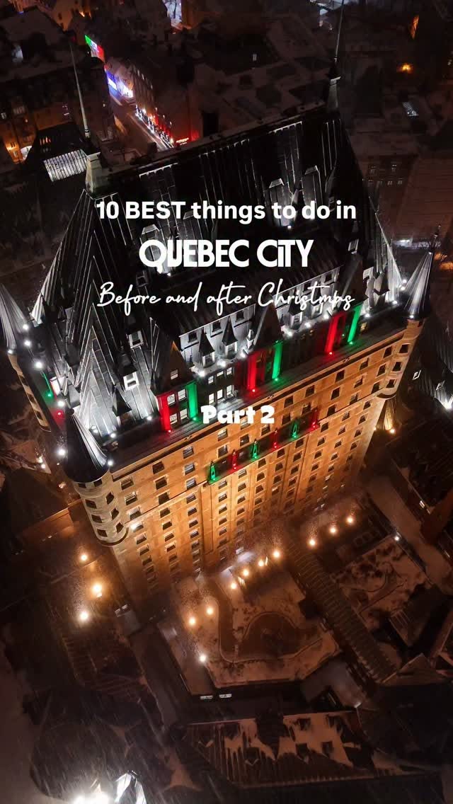 Quebec City Winter Activities and Attractions