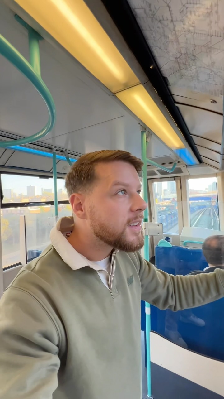 London DLR Ride Through Canary Wharf