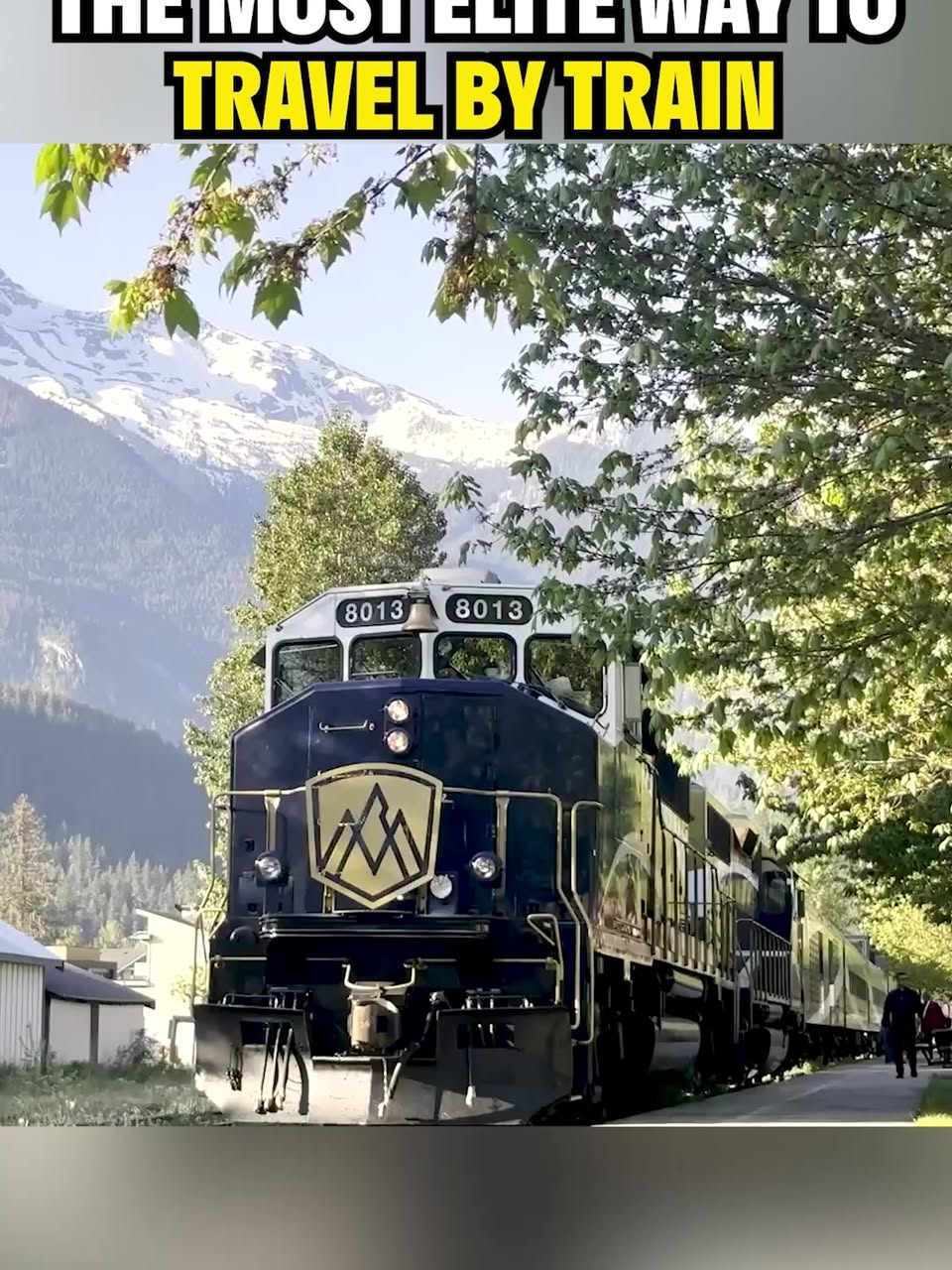 Luxury Train Journey Through Canadian Rockies