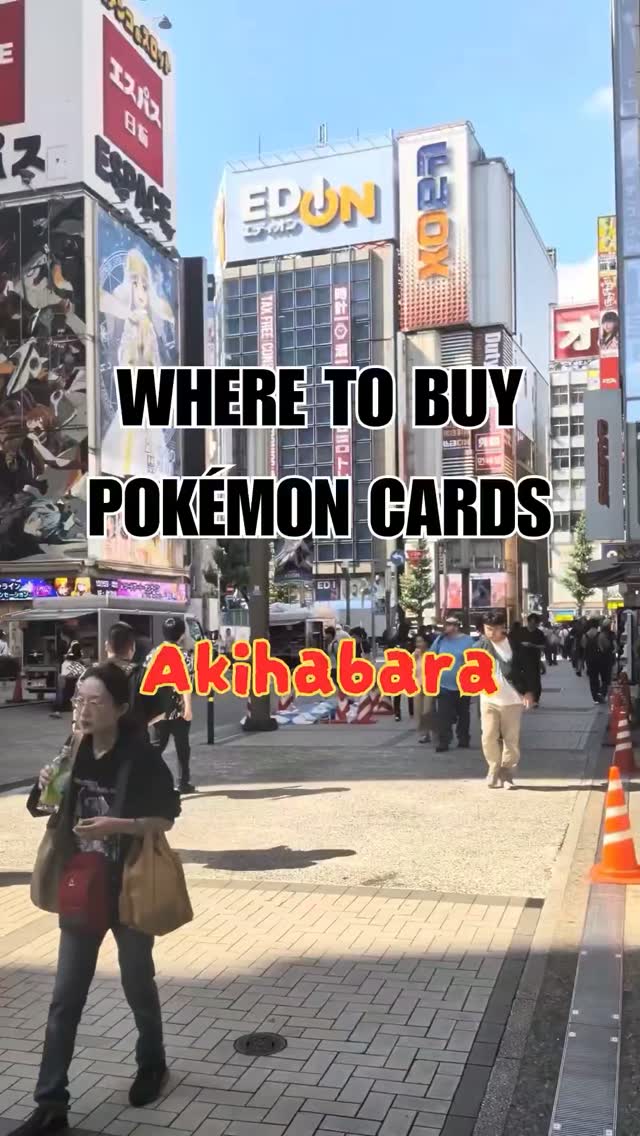 Akihabara Pokémon Card Shops Exploration