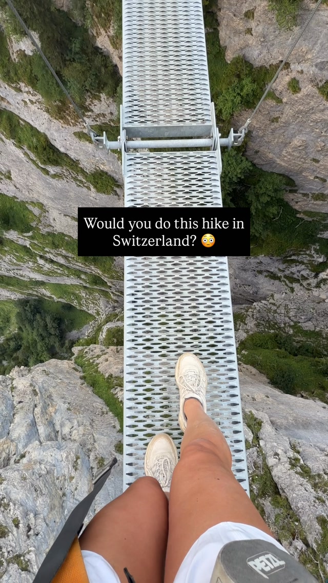 Swiss Alps Via Ferrata Adventure Above Lauterbrunnen Valley