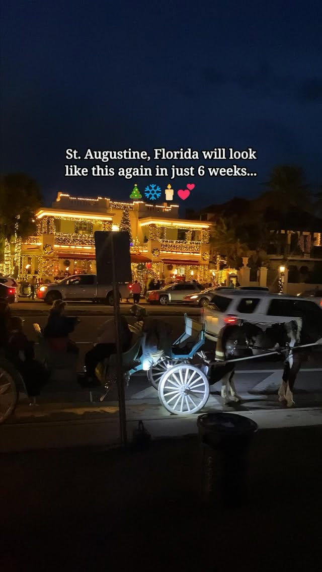St. Augustine Lights Up Historic District For Holidays