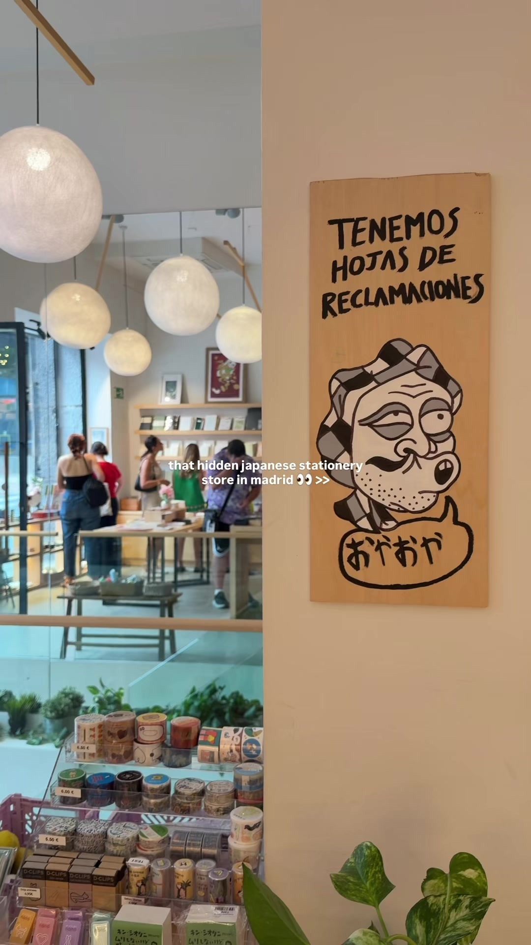 Madrid's Japanese Stationery Store Inside Language School