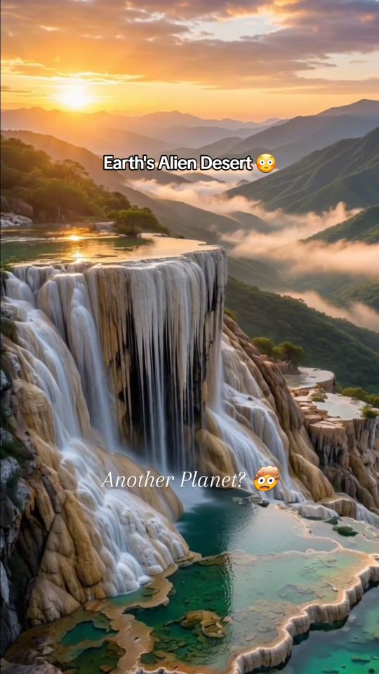 Hierve el Agua's Natural Rock Formations and Pools