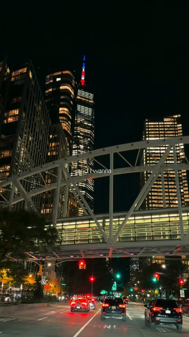 NYC's Illuminated Landmarks at Night