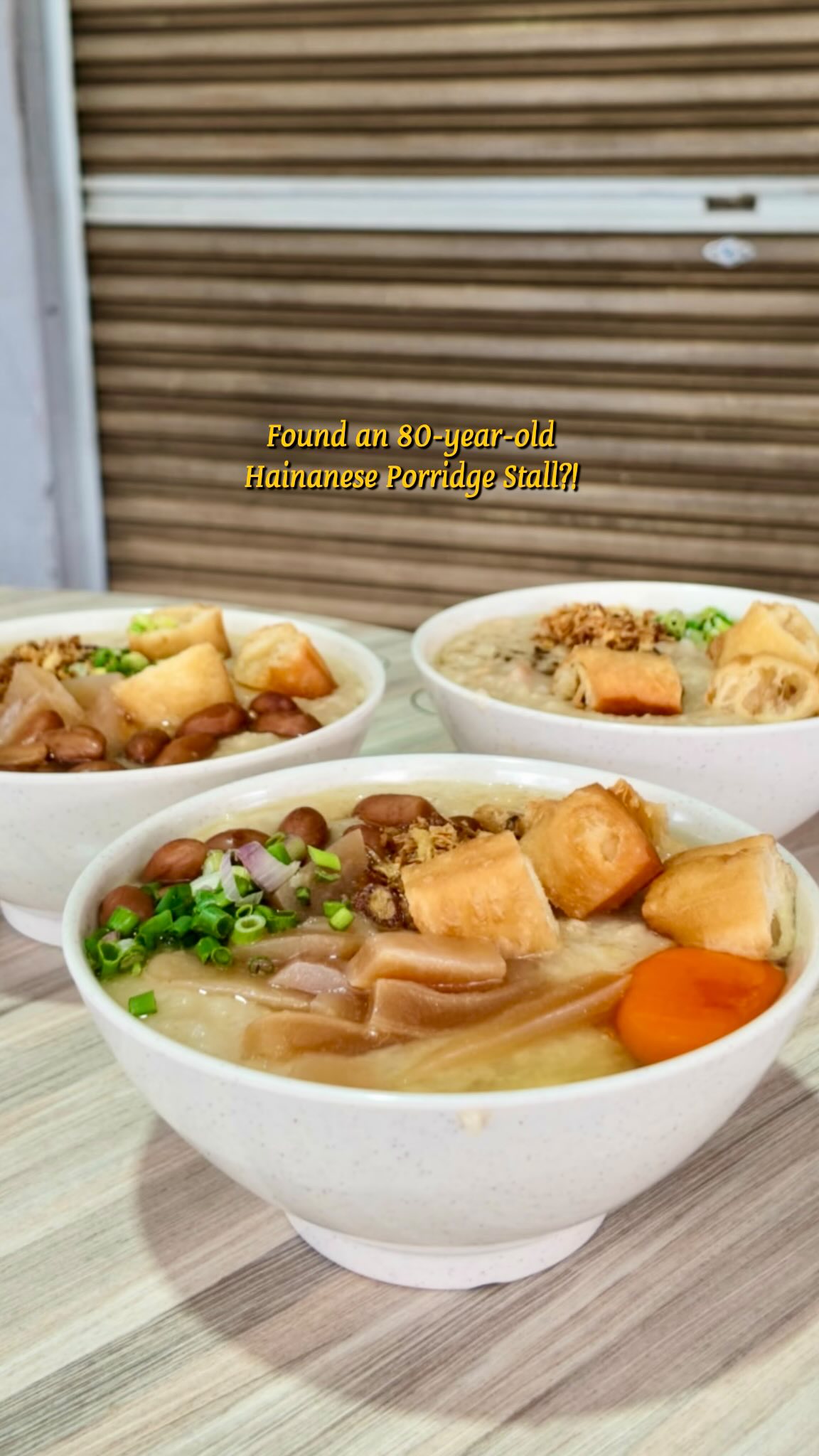 Hainanese Porridge Stall Opens New Outlet