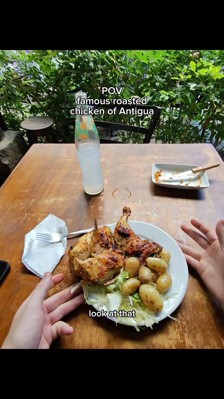 Antigua's Famous Roasted Chicken and Chile Relleno