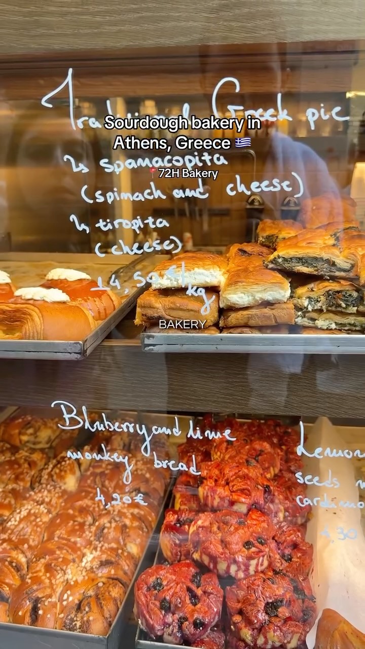 Athens Bakery Sells Sourdough Pastries