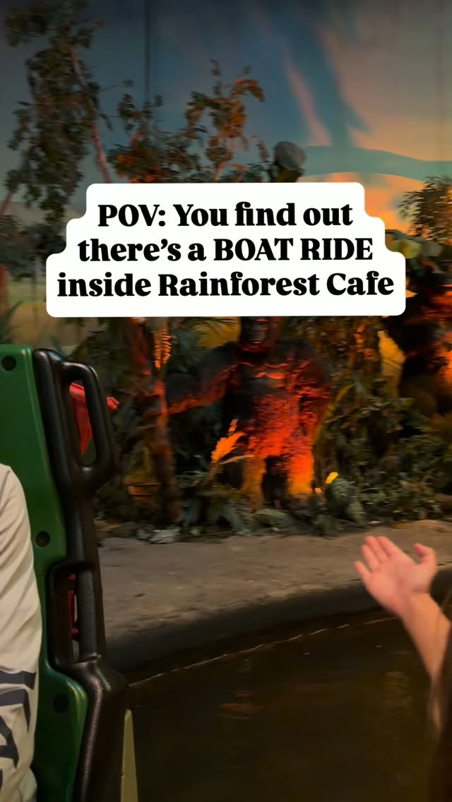 Rainforest Cafe's Unique Boat Adventure
