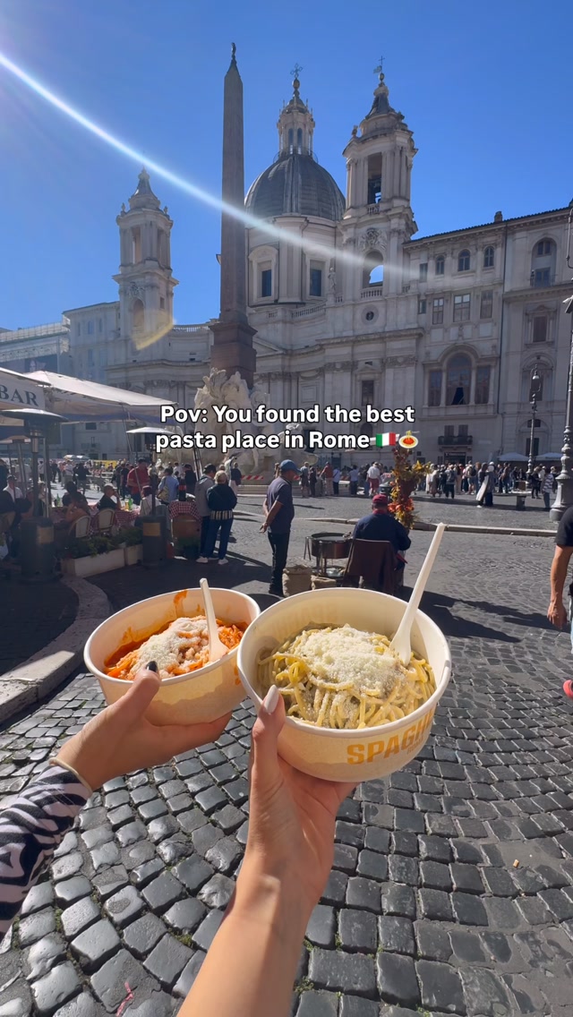 Rome's Famous Landmarks And A Pasta Gem