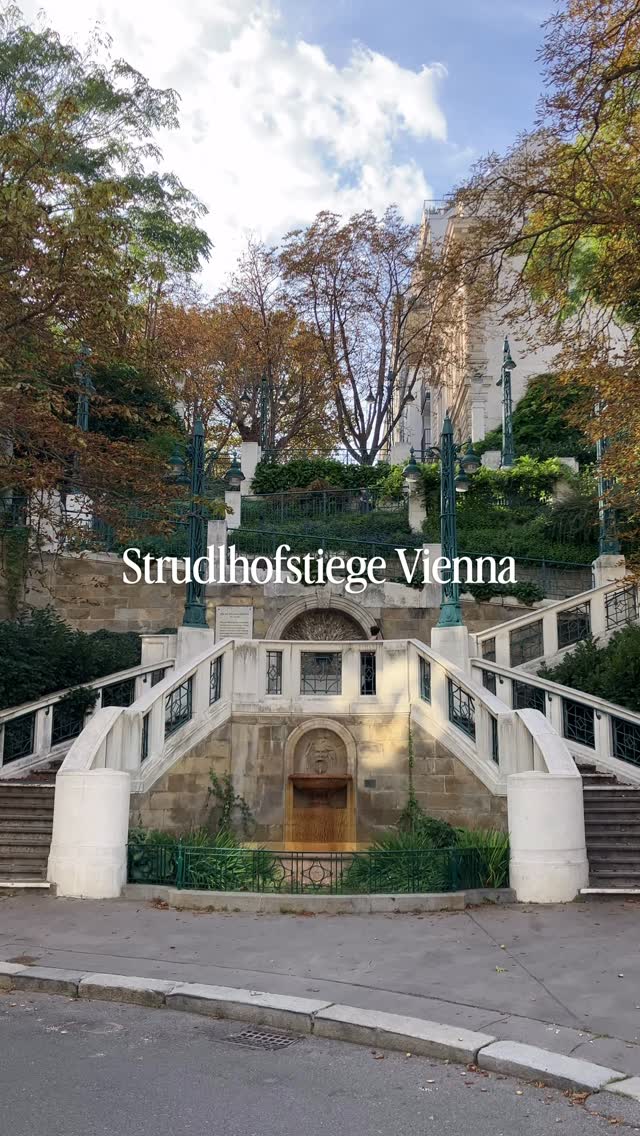 Vienna's Jugendstil Strudlhofstiege Stairway