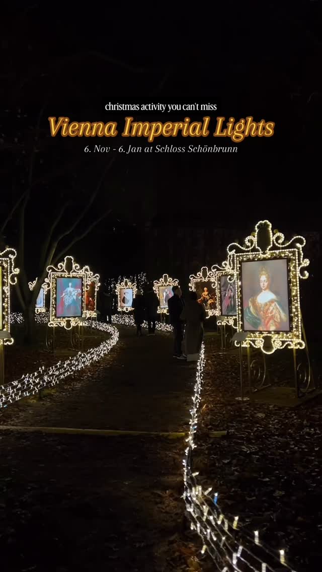 Schönbrunn Palace Gardens Hosts Vienna Imperial Lights