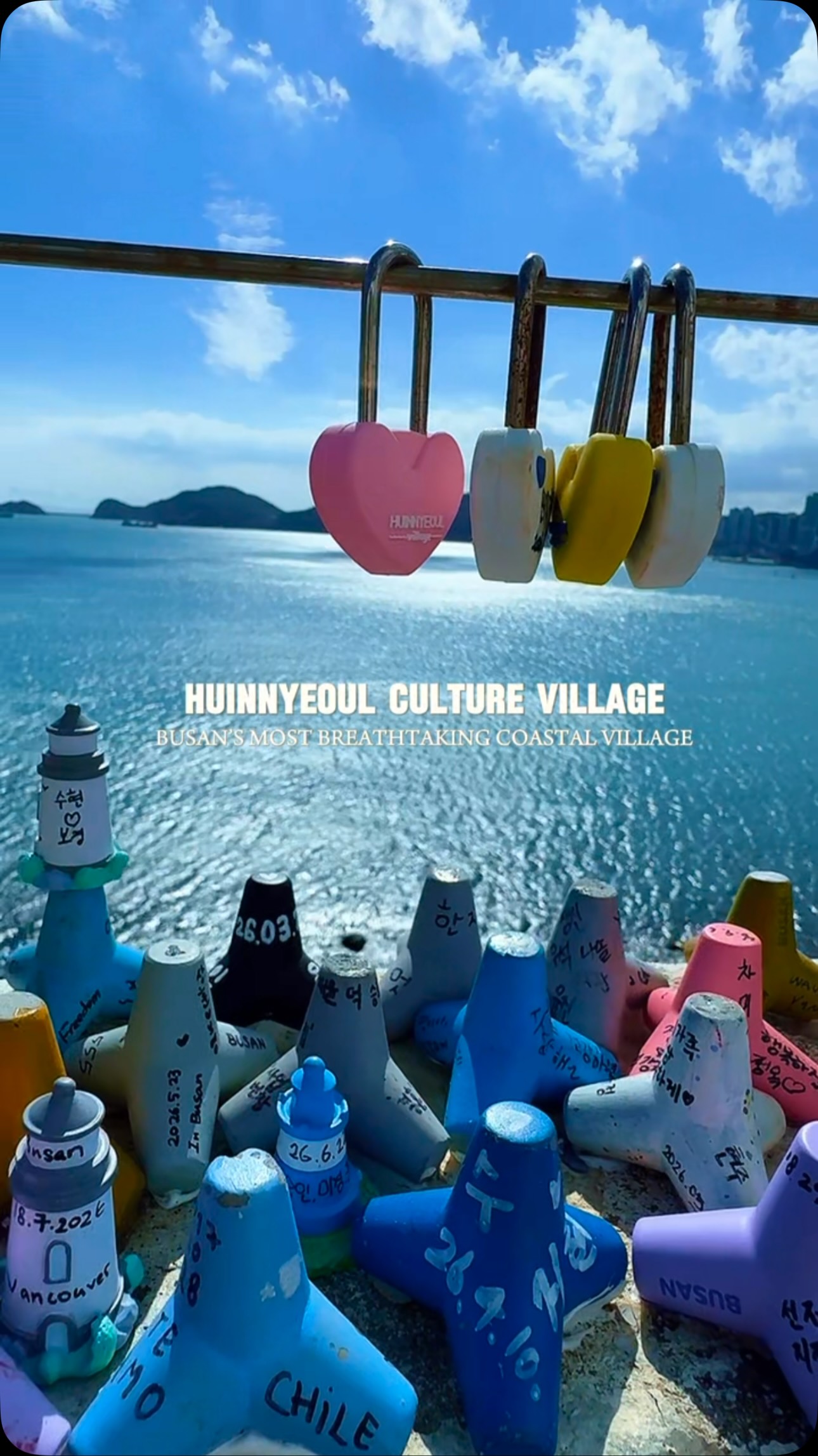 Busan's Huinnyeoul Culture Village Ocean Views