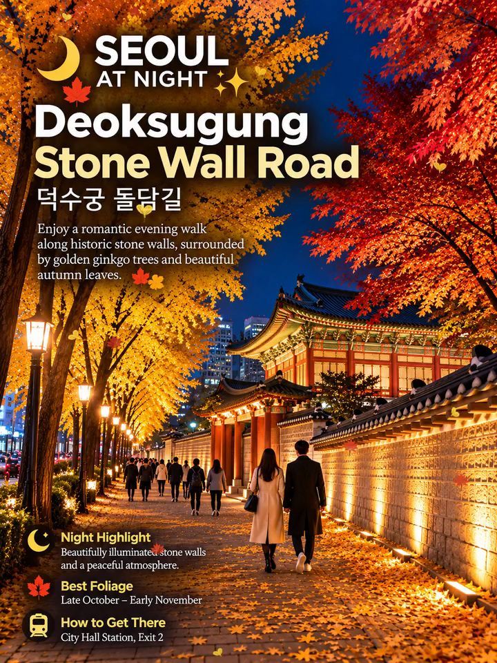 Seoul's Deoksugung Palace And Romantic Stone Wall Road