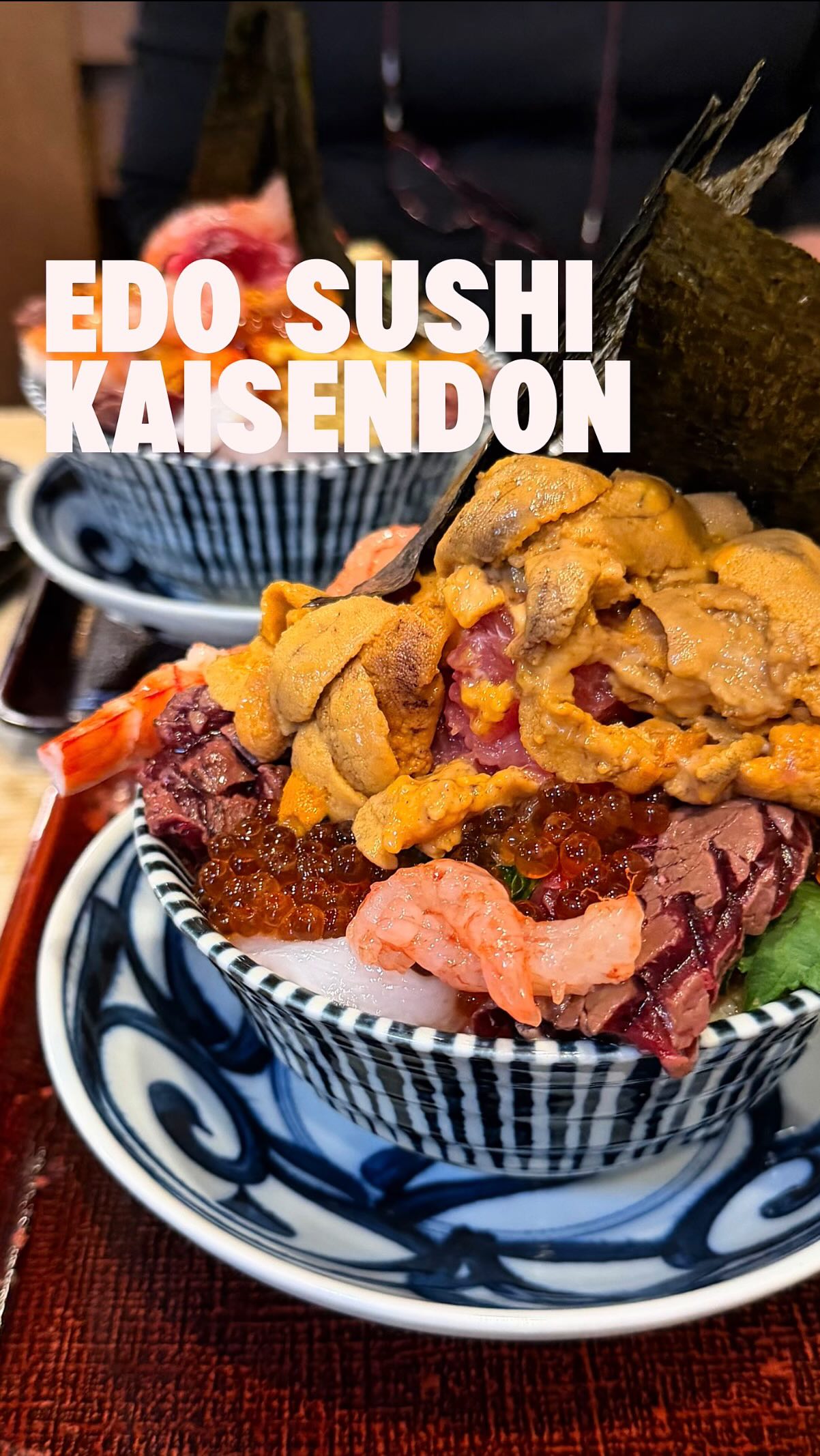 Edo Fuji Offers Generous Kaisendon Bowls
