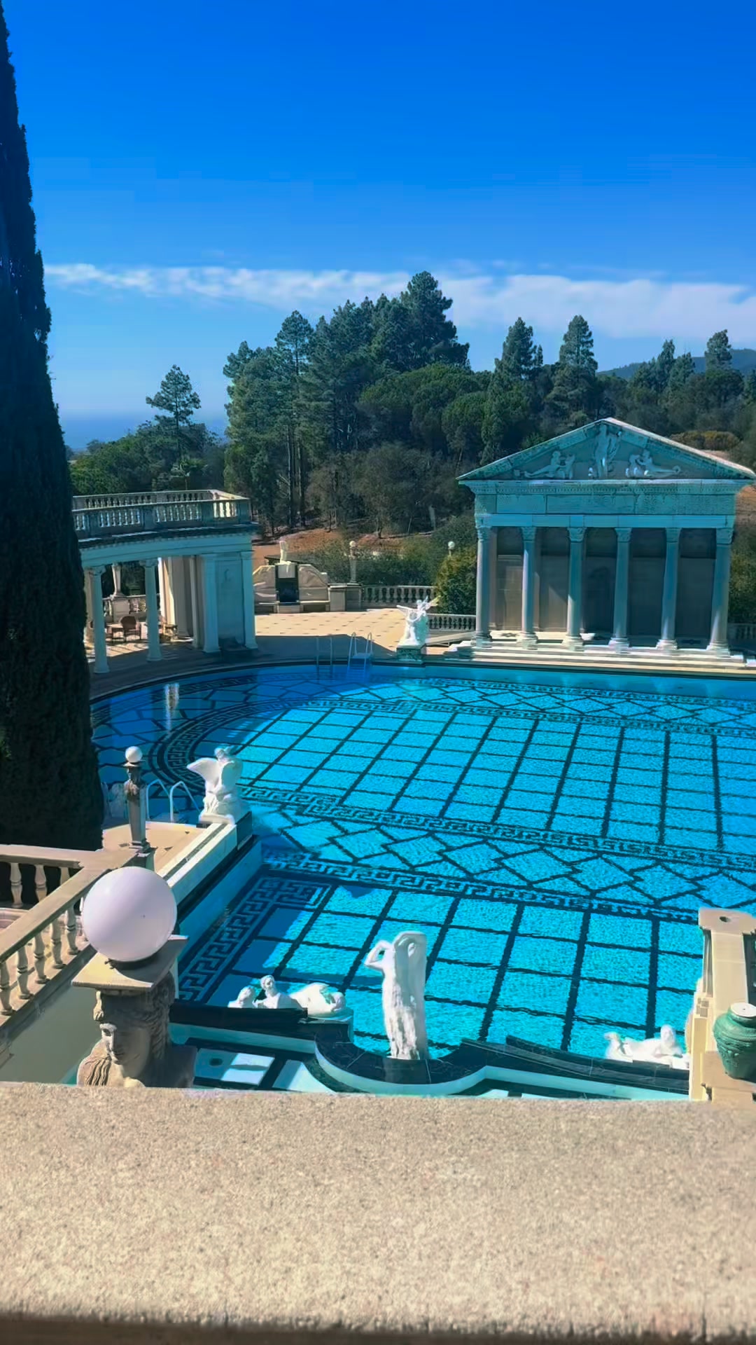 Hearst Castle's Grand Swimming Pools