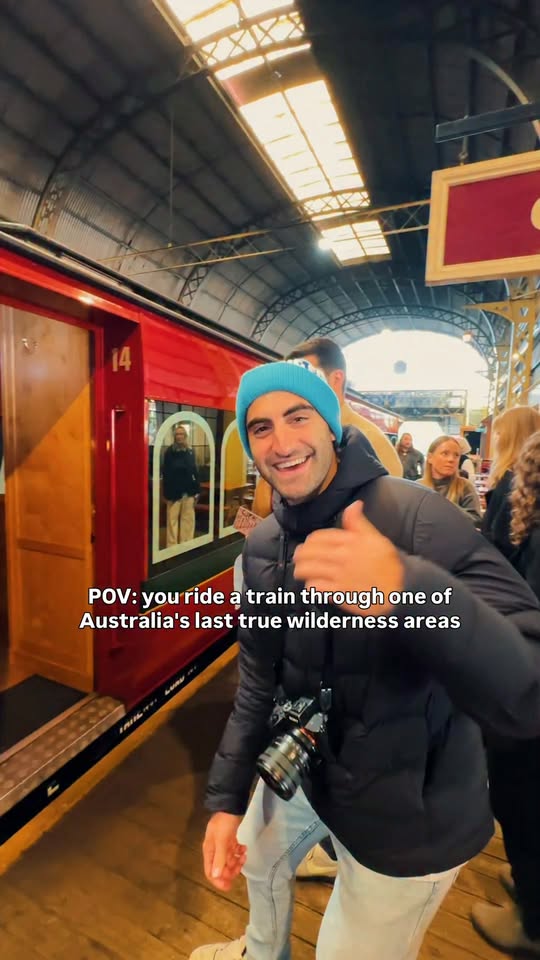 Tasmanian Wilderness Train Journey Through Rainforest
