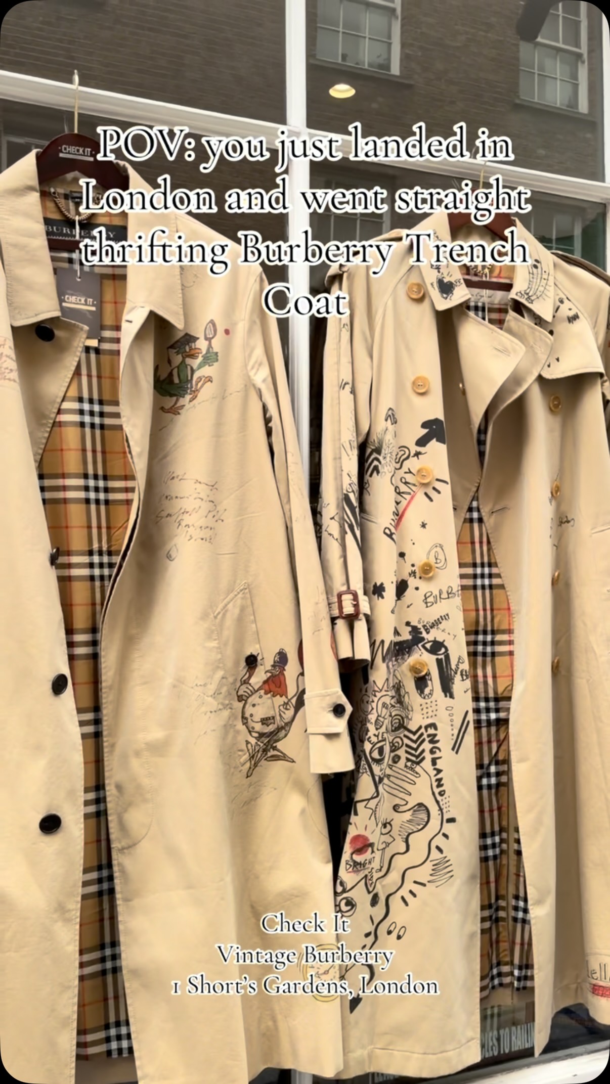 Vintage Burberry Trench Coats At Check It
