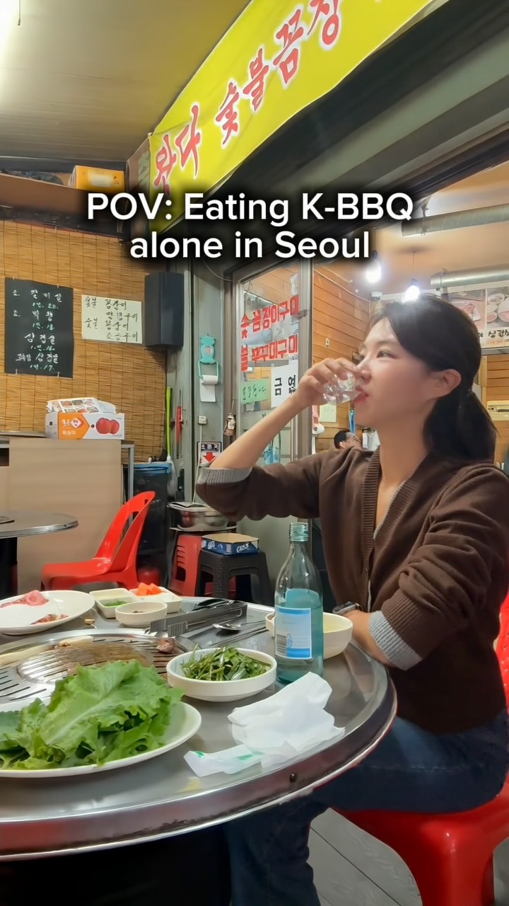 Solo K-BBQ Experience in Jayang Traditional Market