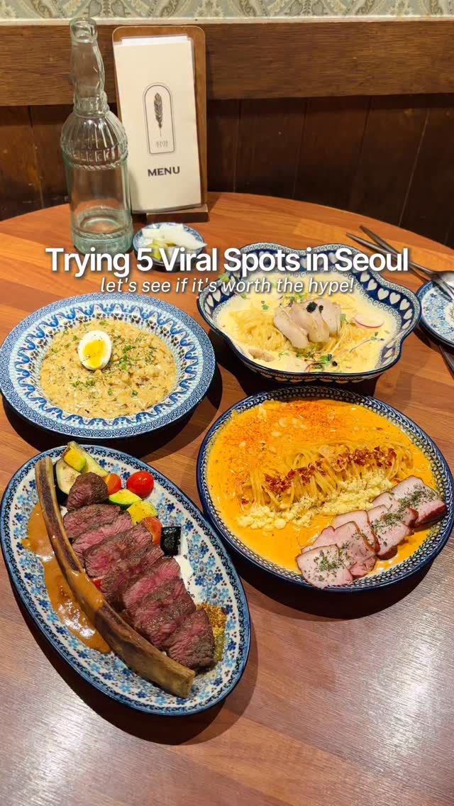 Viral Seoul Restaurants: Pasta, Beef, Crab, Noodles