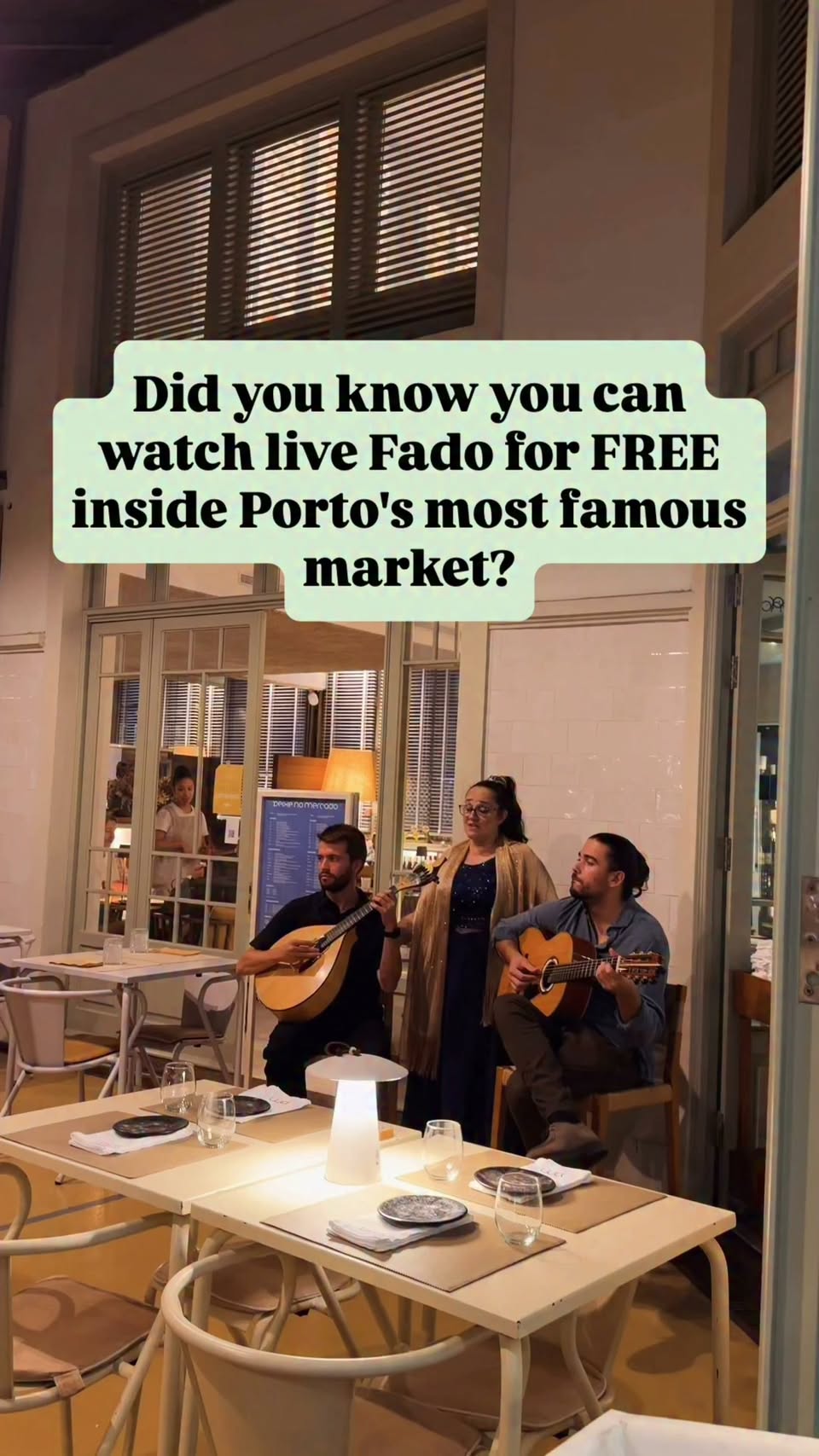Mercado do Bolhão Hosts Free Fado Music Nights
