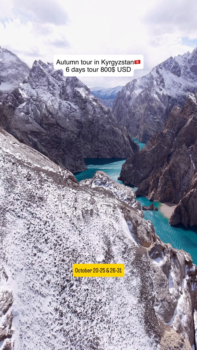 Kyrgyzstan Autumn Tour: Lakes, Hot Springs & Canyons