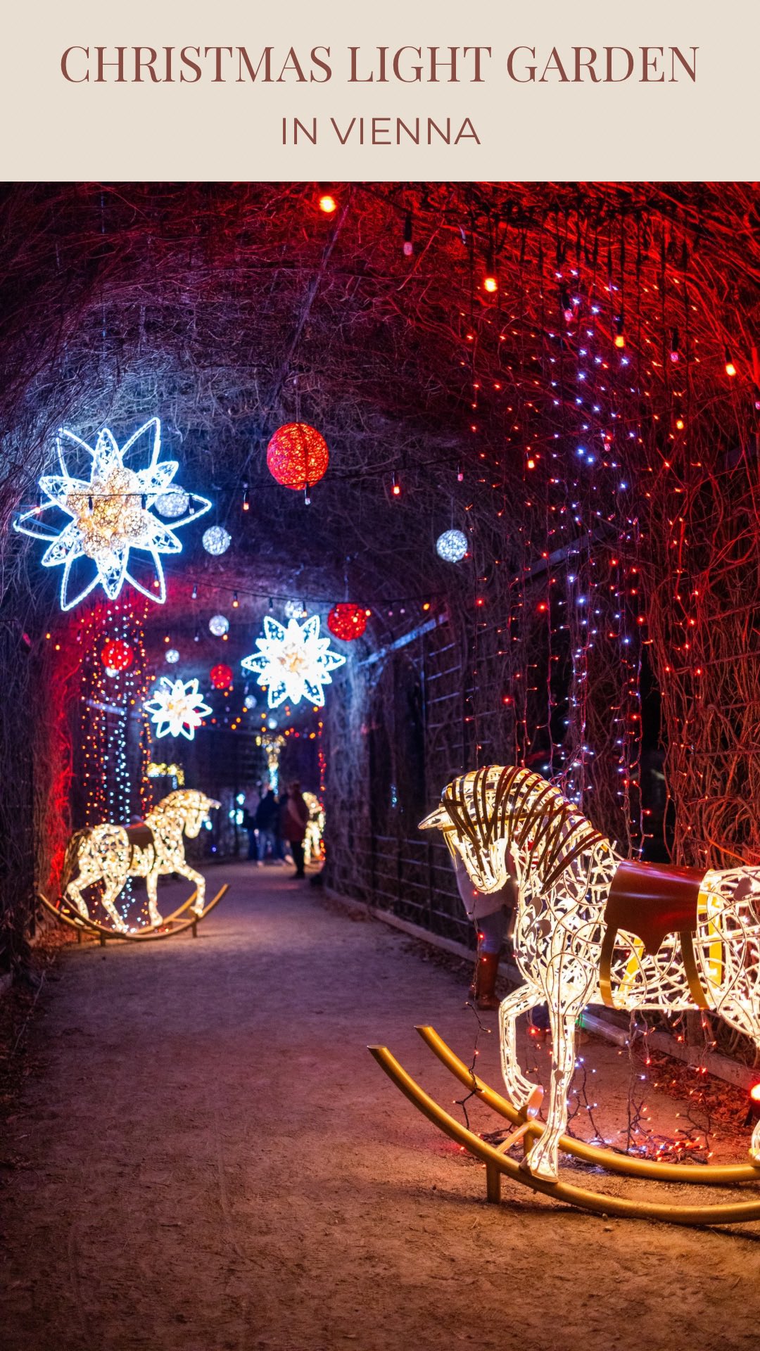 Schönbrunn Palace Park Imperial Lights Event
